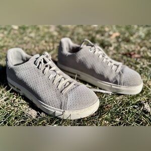 Birkenstock Women’s Light Gray Suede Sneakers